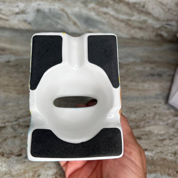 Vintage 2003 Phone Where Cell Phone Holder Ceramic Hand Painted - Picture 9 of 11